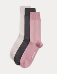 Marks & Spencer 3 чифта луксозни чорапи с високо съдържание на египетски памук Marks & Spencer многоцветни Marks & Spencer | Mnogotsveten | МЪЖЕ | 6-8.5
