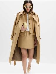 Marks & Spencer Събрана мини пола с А-образен крой от чист памук Marks & Spencer кафява Marks & Spencer | Kafyav | ЖЕНИ | 8