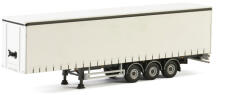 WSI MODELS Semiremorca cu prelata Pacton, White Trailer singur cu 3 axe, scala 1/50 WSI Models1/43 (45834)