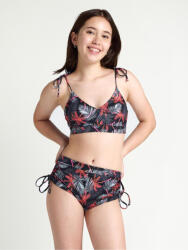Modibodi Момичешки менструални бански костюм Modibodi Teen High Short Jungle Palm Black долна част Modibodi | Cheren Mnogotsveten | Момичешки | 8-10 години