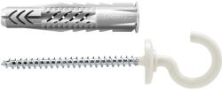 Fischer Univerzális dübel UX RH N 8 x 50 - peremmel és körkampóval (fehér bevonattal), 25 db/csomag (94412)