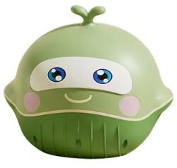 Flippy Olita 2in1, Flippy, Model Balena, cu Reductor WC, din Plastic, cu Muzica si Lumini, 36 x 41 x 20 cm, Verde (132272) Olita