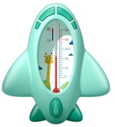 Flippy Termometru pentru Baie, Flippy, Plutitor, Rezistent la apa, Multifunctional, Model Avion, 11x10x4 cm, Verde (133353) Termometru apa de baie