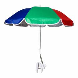 Flippy Umbrela pentru Carucior de Copii, Flippy, Model de Vara cu Protectie Solara, Tija Stabila si Suprafata pentru Umbrire, Ofera Umbra, Protectie Solara si Confort la Exterior, Ideal pentru Plaja, Picnic,