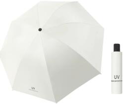 Flippy Umbrela de Ploaie Unisex, Flippy, cu Protectie UV Soare, Rezistenta la Vant si Ploaie, Pliabila, din Vinil si Otel, 96 x 67 cm, Bej deschis (161759)