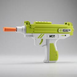 Flippy Pistol Automat De Jucarie Cu Gloante Din Burete Pentru Copii, Blaster Tip Uzi Cu Proiectile Moi Si Reincarcare Manuala, Arma De Jucarie Compacta Cu Design Modern Pentru Joaca Interior Exterior Copii 8