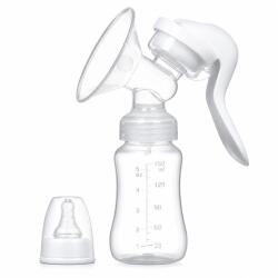 Flippy Pompa de San Manuala Multifunctionala, Flippy, Portabila, cu Tetina pentru Biberon, Anti-Scurgere, Anti-Reflux, 18.5x6 cm, 150 mL, Silicon, Recipient (133159)