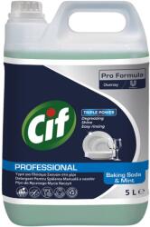 Flippy CIF Professional Baking Soda&Mint - Detergent Universal de Spalat Vase Manual, Parfum de Menta 5 L (165989)