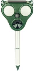 Flippy Aparat Solar LED cu Ultrasunete, Flippy, Repelent pentru Animale Mari si Mici, Lumina Rosie si Alba, Anti Rozatoare, Anti Insecte, Frecventa 13.5KHZ-65 KHZ, Senzor PIR, 13 x 14.7 x 24.5 cm, Verde (132