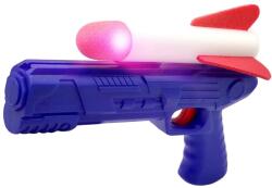 Flippy Pistol de Jucarie, Flippy, cu Lansator de Racheta, din Polistiren/Plastic, Lumina LED, +3 Ani, Albastru/Rosu (131548)