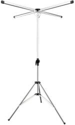 Flippy Uscator de Rufe, Flippy, Pliabil, Telescopic, 4 Brate, din Otel Inoxidabil, Rezistent la Vreme Rea, Gri (125909)