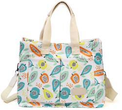 Flippy Geanta de Mana/Umar, Multifunctionala, Flippy, Inchidere cu Capsa, Imprimeu Fructe, Material Textil, 33.5 x 25 x 14.5 cm, Multicolor (130898)