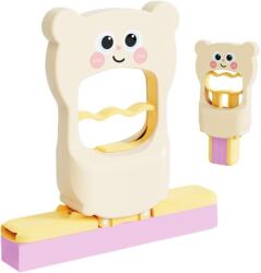 Flippy Mini Mop, Flippy, de Mana, Pliabil, Model Ursulet, din Plastic, 9 x 15 x 15 cm, Roz (164066)