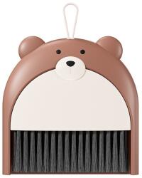 Flippy Set Matura si Faras, Flippy, Pentru Birou, din PP, Model Ursulet, 23.5 x 18 cm, Maro (133019)