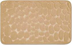 Flippy Covoras pentru Baie Antiderapant, Flippy, Uscare Rapida, Model 3D Piatra, 40x60 cm, Bej (126499) Covor baie