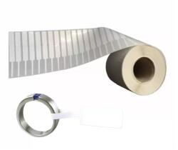 Flippy Rola Etichete Bijuterii, Flippy, 1000 et. /rola, din Plastic, 90 x 30 mm, Alb (125789)