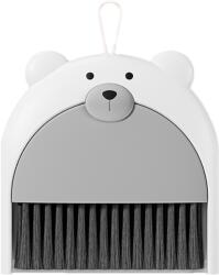 Flippy Set Matura si Faras, Flippy, Pentru Birou, din PP, Model Ursulet, 23.5 x 18 cm, Gri (133018)