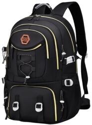 Flippy Rucsac Multifunctional pentru Calatorie, Flippy, pentru Alpinism, Voiaj, Drumetii, din Panza Oxford, 34x16x52 cm, Negru (133423) Rucsac tura