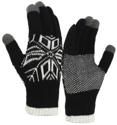 Flippy Manusi de Barbat, Flippy, Model Fulg, Functie Touchscreen (ecran tactil), Material Acril Tricotat, Manseta Elastica, Interior Catifelat, Marime Universala, Negru (130849)