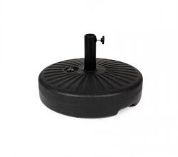 Flippy Baza umbrela din plastic Flippy, rotunda, 22 litri, neagra (122954)