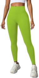 Flippy Pantaloni de Fitness/Yoga, Flippy, pentru Femei, Material Elastic, Spandex, Talie Inalta, Verde, Marime L (162405)