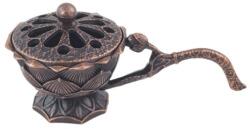 Flippy Suport de Tamaiat, Flippy, din Aliaj de Zinc, Model Lotus, Ignifug, 9.7 x 4.8 x 4.7 cm, Cupru (137835)