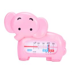 Flippy Termometru pentru Baie, Flippy, Plutitor, Rezistent la apa, Multifunctional, Model Elefant, 11.5x9x2 cm, Roz (133350) Termometru apa de baie