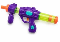 Flippy Pistol Cu Bile EVA Cu Pompa Si Proiectile Moi, Blaster Cu Gloante Din Spuma Si Reincarcare Usoara, Jucarie Tip Shooter Cu Design Modern Pentru Joaca Exterior Si Interior Pentru Copii 3+ Ani, Mov (PIT5
