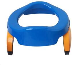 Flippy Olita Portabila 2 in 1, Flippy, Olita + Capac de Toaleta, din Plastic, Diametru 21 cm, Albastru (132142) Olita