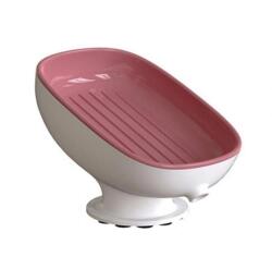 Flippy Savoniera din Plastic, Flippy, cu Ventuza, Design Modern, Roz (134368)