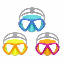 Flippy Masca de Inot si Snorkeling pentru Copii, Flippy, Design Colorat, Lentile Transparente cu Camp Vizual Larg, Protectie pentru Nas, Curea Reglabila, Diverse Modele, 14x9x8 cm, Multicolor (BW22048)