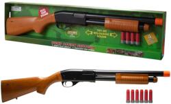 Flippy Pusca De Jucarie Cu Pompa Si 4 Cartuse Pentru Copii, Shotgun Interactiv Cu Sunet De Reincarcare Si Tragere, Jucarie Tip Pump Action Cu Proiectile Moi Si Design Realist, Set Distractiv De Joaca Copii 3