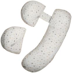 Flippy Set Perna pentru Gravide, Flippy, Husa Detasabila, Utilizare in Forma H si U, Reglabila, Latime Ajustabila, Proactive, Gri (128245)