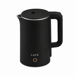 Lafe DoubleW, 1.8 L, 1800 W, Двойна стена, Cool touch, Отводняване, Пластмаса/стомана, Черен, Електрическа кана (LAFCZA47467)