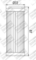 CHAMPION Filtru de ulei CHAMPION COF552 (139808)