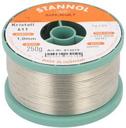 STANNOL Sârmă de lipit fără plumb 1mm 250g (813019)