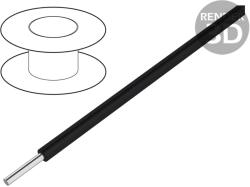 Alpha Industries Cablu HookUp Wire PTFE negru 26AWG (2843/1 BK005)