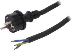 Plast-Rol Cablu SCHUKO 10m, IP44, negru (W-97537)
