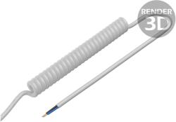 SIMECH Cablu Spiralat PUR Alb 2x1, 5mm2 (SPT00021B)