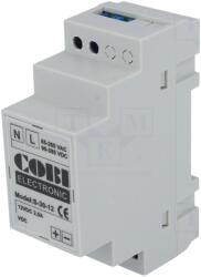Cobi Electronic Alimentator pulsatoriu 30W, 12VDC, 2, 5A, IP20 pentru şină DIN (S-30-12)