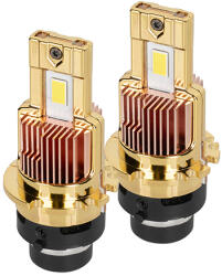 Set becuri LED auto D2S 90W 6000K HQ pentru faruri, lumina alb rece (ZAR0701)