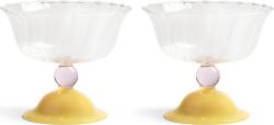 &K Amsterdam Pahare de cocktail Tulip 300 ml, caramel, 2 buc (351-06) Pahar