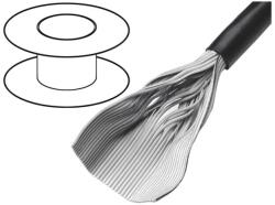 3M Cablu bandă rotund 10 miezuri 28AWG 3M - negru, litat, PVC (3759/10SF (300FT))