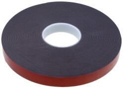 AFTC Bandă dublu adezivă acrilică neagră 25mm x 33m (AFTC 6411)