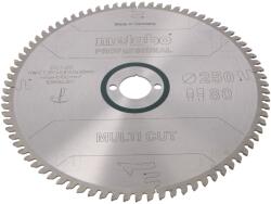 Metabo Disc Ferăstrău Circular 250mm 80 Dinți (628088000) Disc de taiere