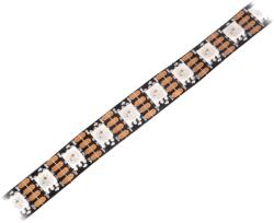 WORLDSEMI Bandă LED RGB 5050 programabilă 5V IP20, 90 LED/m - preţ pe metru (HC-F5V-90L-90LED-B-WS2813 IP20)
