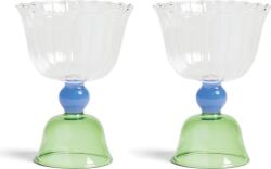 &K Amsterdam Pahare Tulip 200 ml, verzi, 2 buc (351-03) Pahar