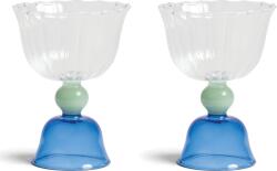 &K Amsterdam Pahare Tulip 200 ml, albastre, 2 buc (351-01) Pahar