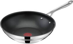 Tefal Tefal wok pan by Jamie Oliver Cook Smart (stainless steel/black, Ř 28 cm) (E31019)