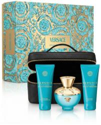 Versace Pour Femme Dylan Turquoise комплект за жени Eau de Toilette 100 ml + Душ гел 100 ml + Гел за опция Flower Ornament Cover